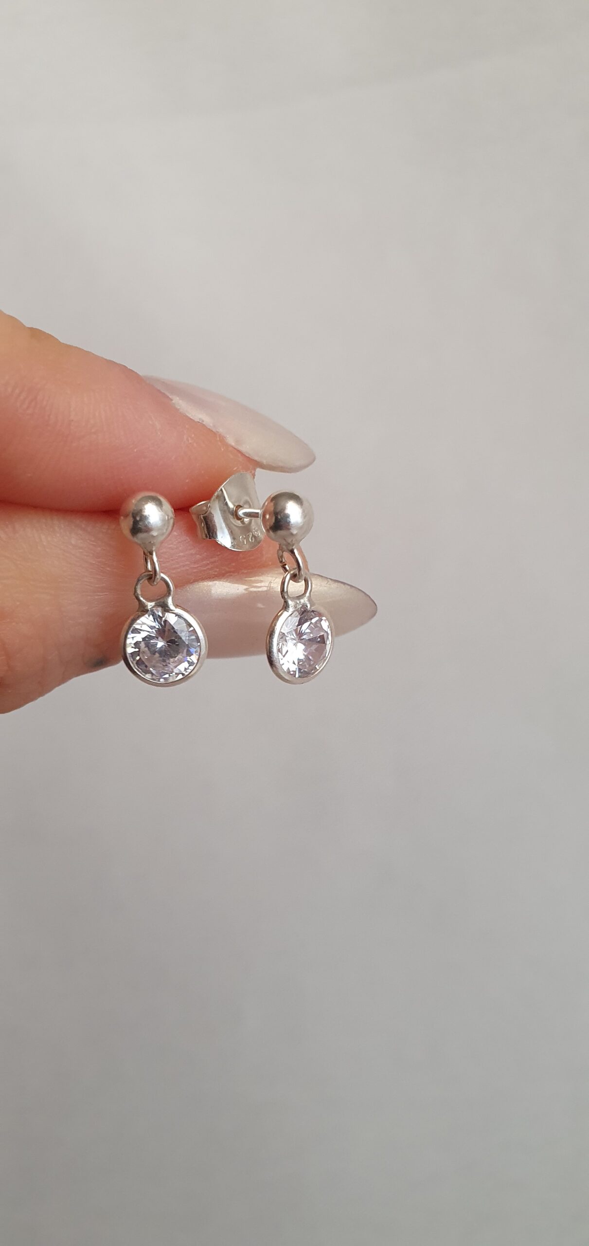 Aros Cubics Colgantes 1.5CM