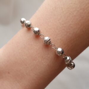 Pulsera Denario Facetada 20CM