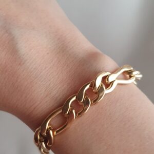 Pulsera Figaro 3x1 22CM