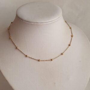 Cadena Tiffany con Pelotitas 40-45CM