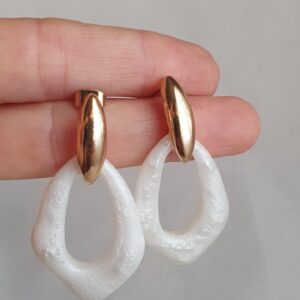 Aros Gota Ovalada 5CM