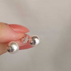 Aros Pasantes Pelotita 8mm