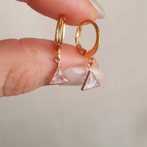 Argollas Triangulos Colgantes