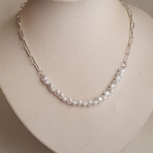 Cadena Links con Simil Perlas 45-50CM