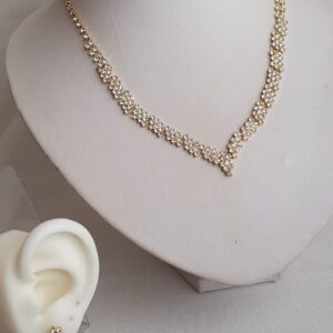 Conjunto Party Strass Dorado 41-55cm