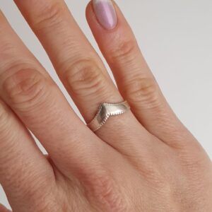 Anillo Liso en V