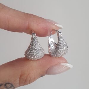 Argollas Canastita Brillantes