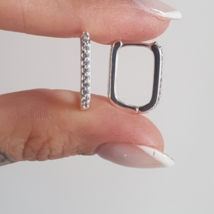 Argollas Cuadradas 1x1.5MM