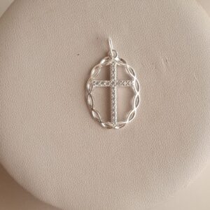 Dije Medalla Cruz 1.7 x 2.5cm