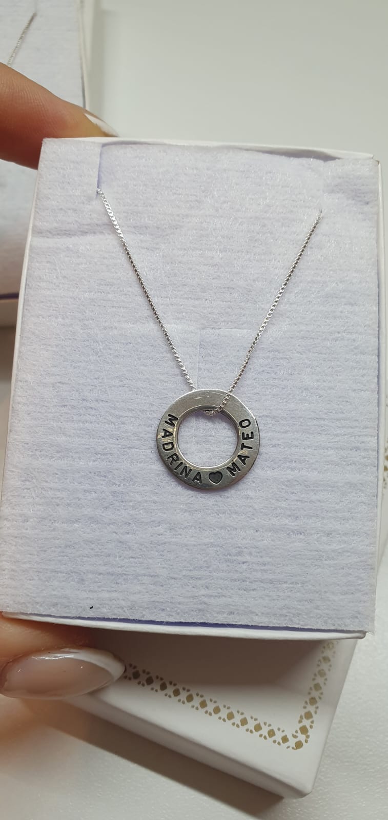 Joya personalizada en plata 925